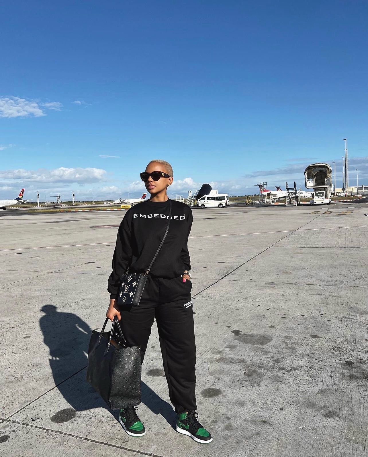 Embedded Cotton Crew 2 piece