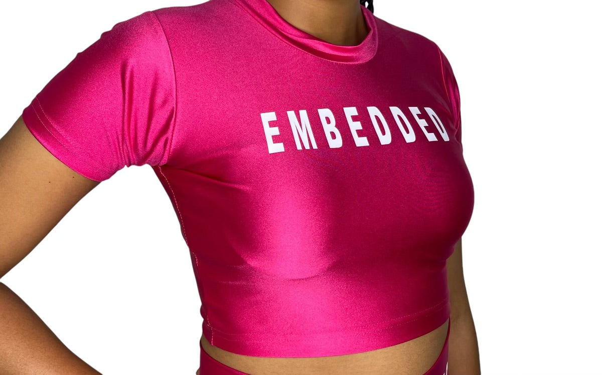 EMB Sweet Pink Crop Top