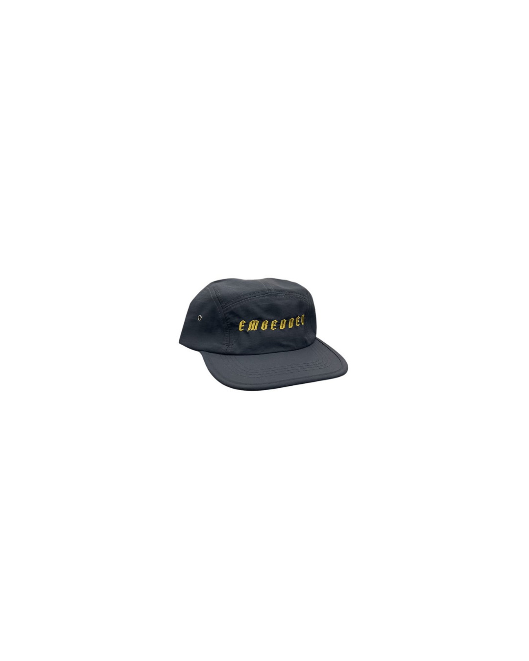 Emb 5panel Cap Gold Embroidery