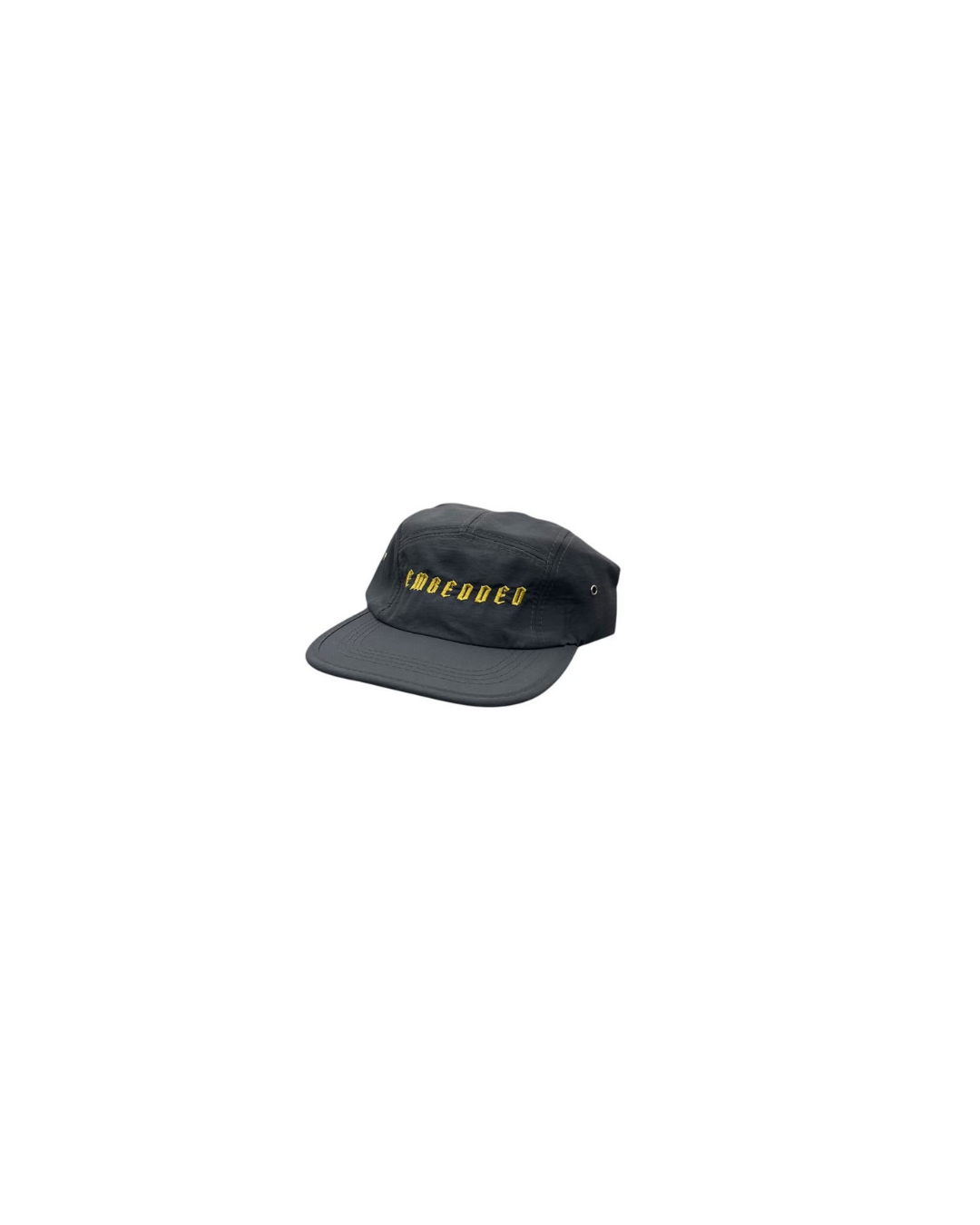 Emb 5panel Cap Gold Embroidery