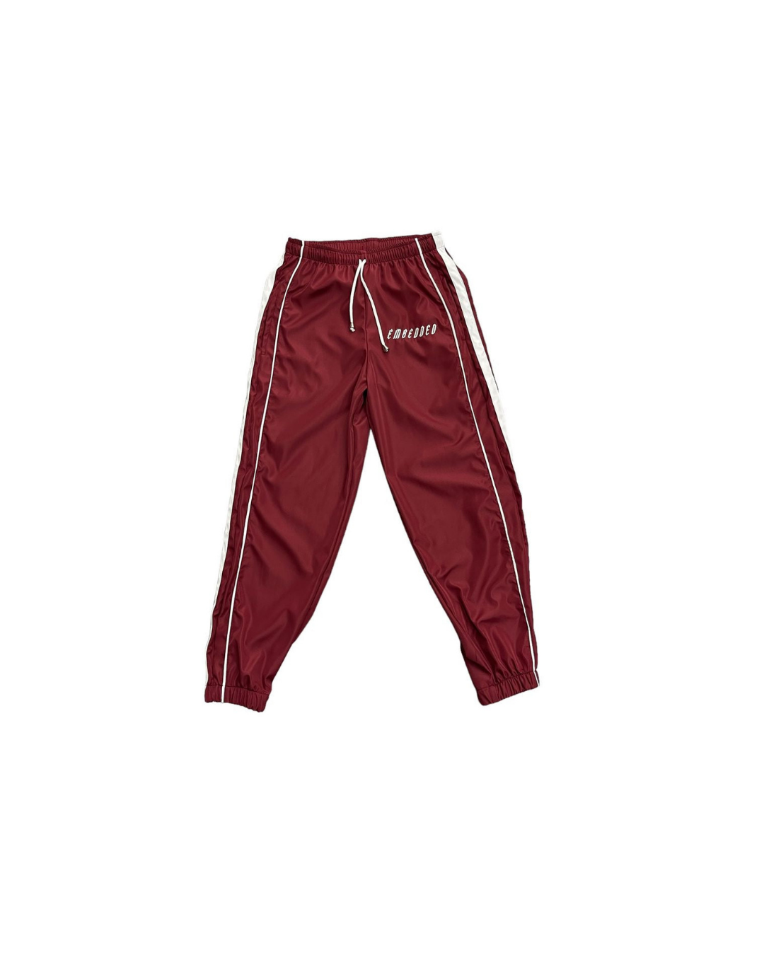 Maroon Bravado Emb tracksuit pants