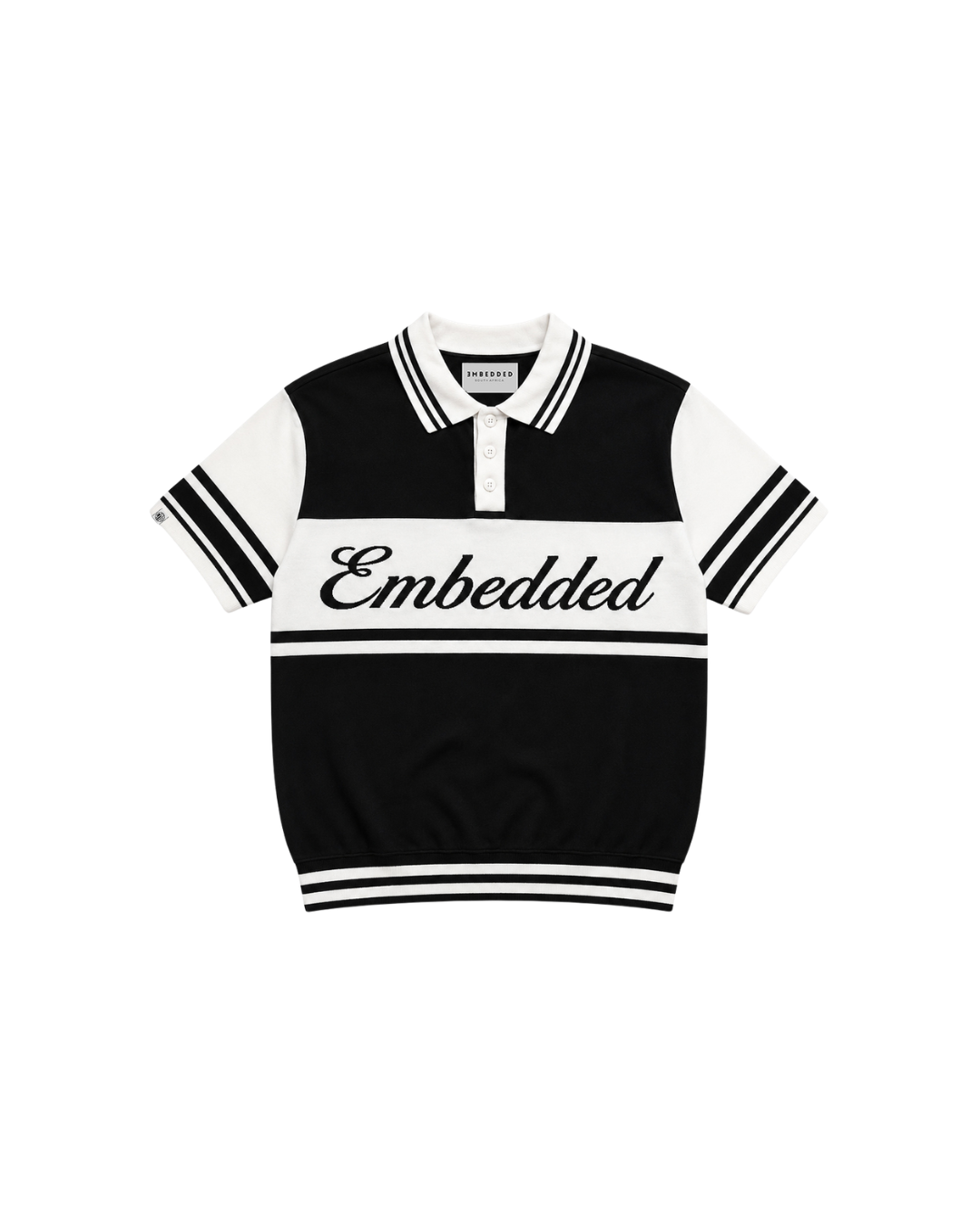 EMB Black Prestige Short Sleeve Knit
