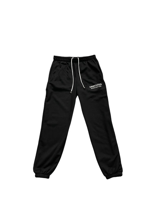 Black Tracksuit Pants