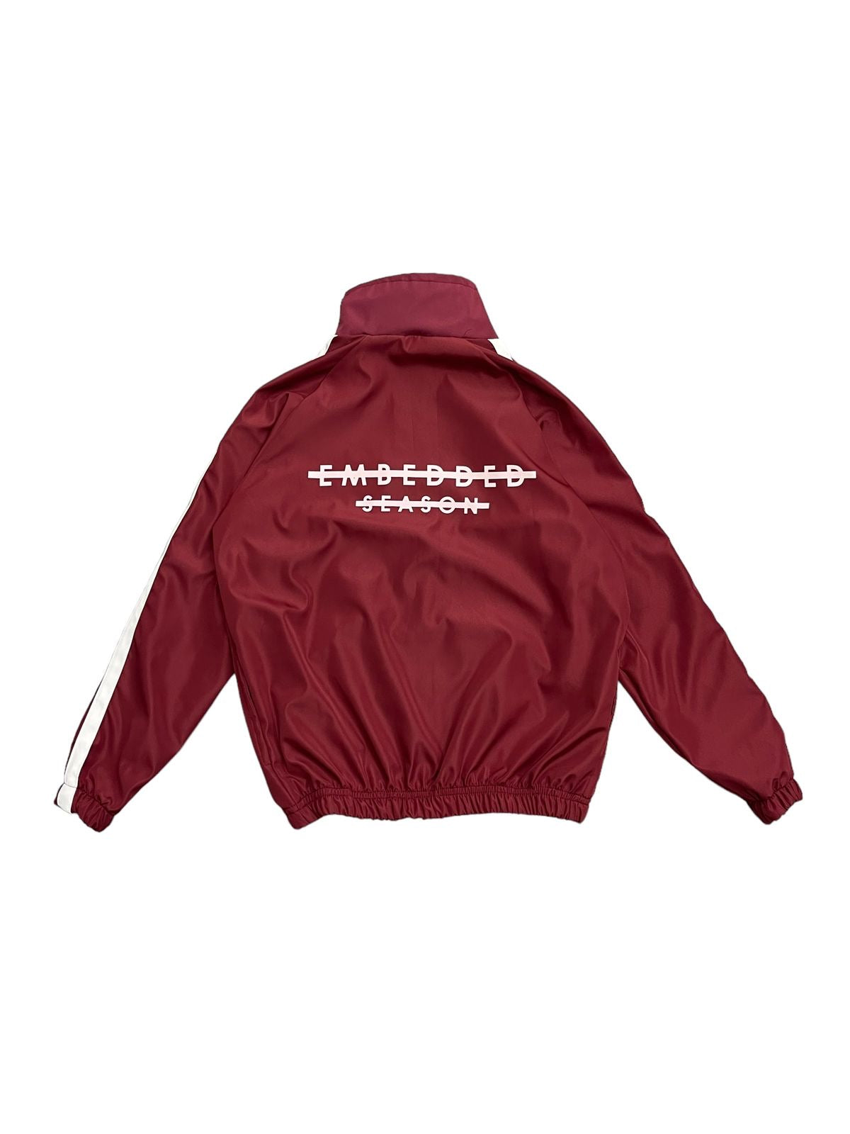 Maroon Bravado Emb Tracksuit top