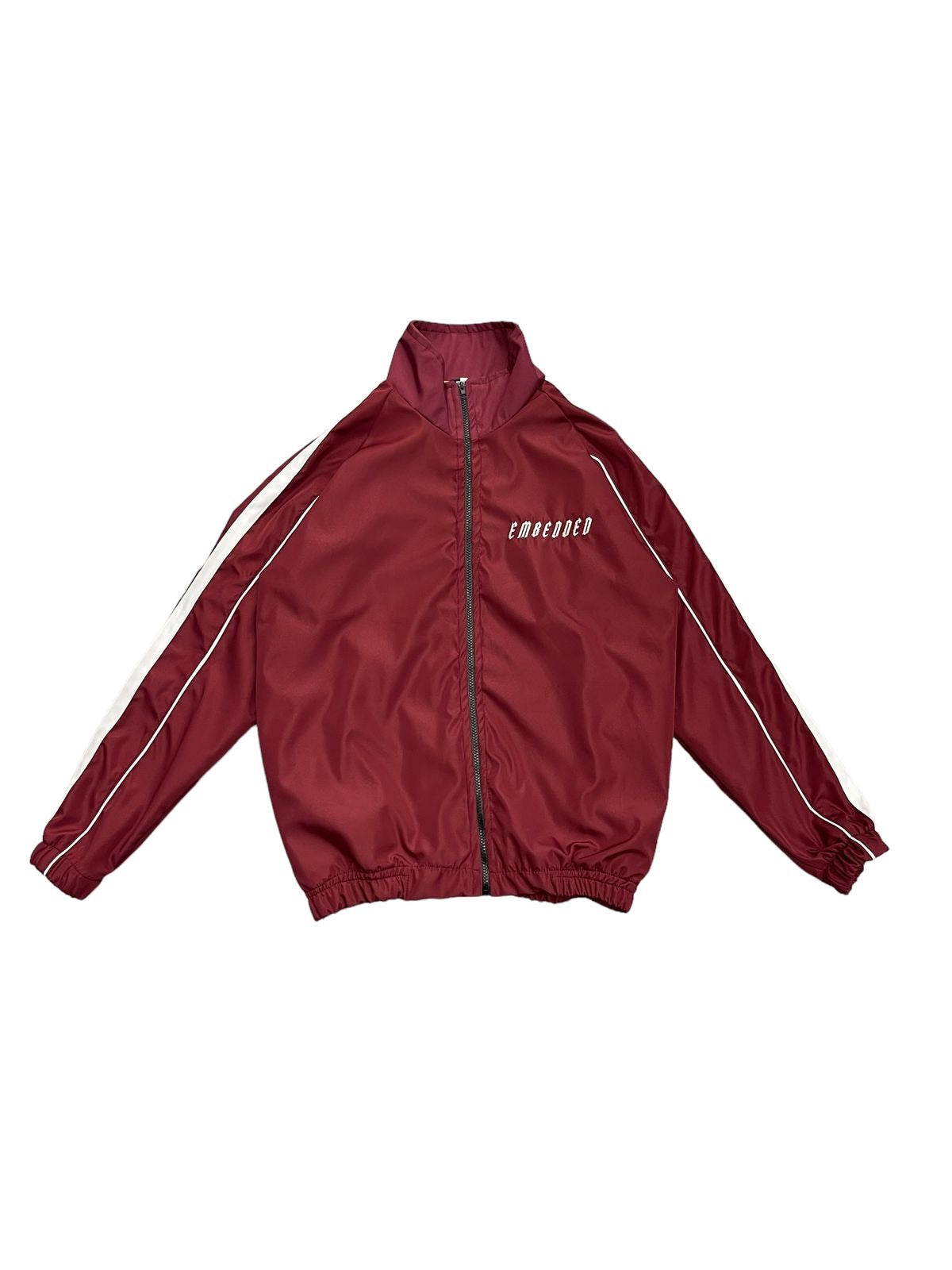 Maroon Bravado Emb Tracksuit top