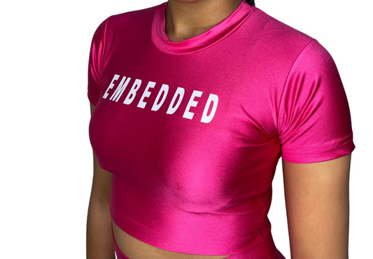 EMB Sweet Pink Crop Top