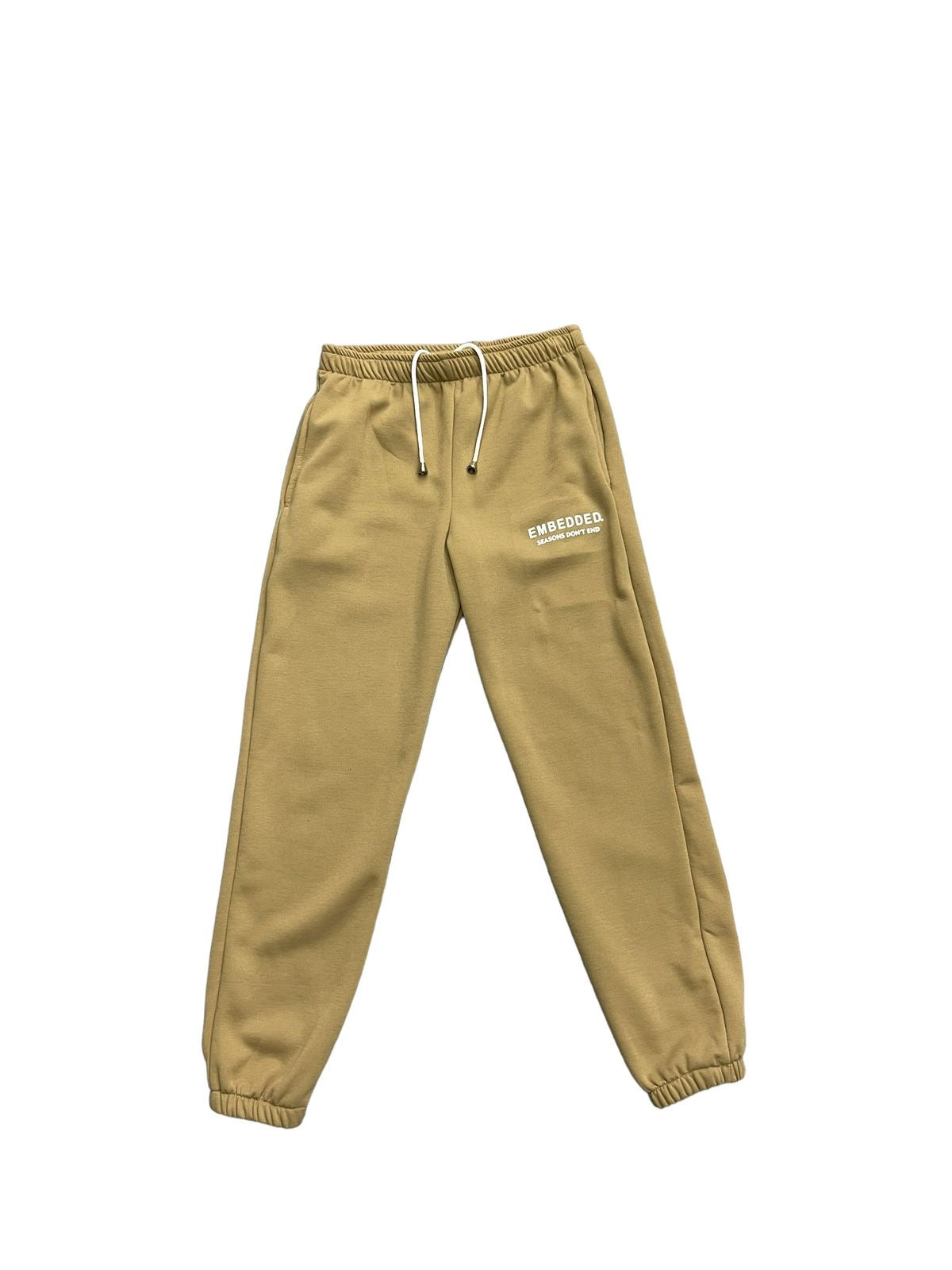 Beige Tracksuit Pants