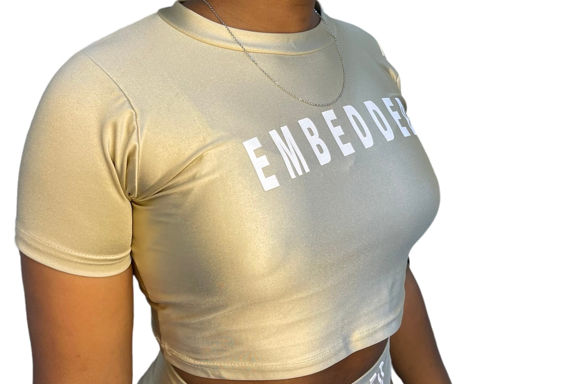 Embedded Crop Top