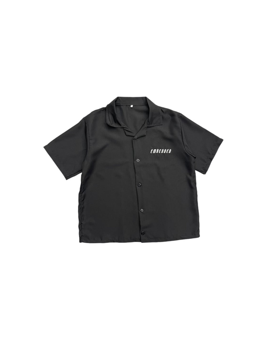 Embedded Black Summer Shirt