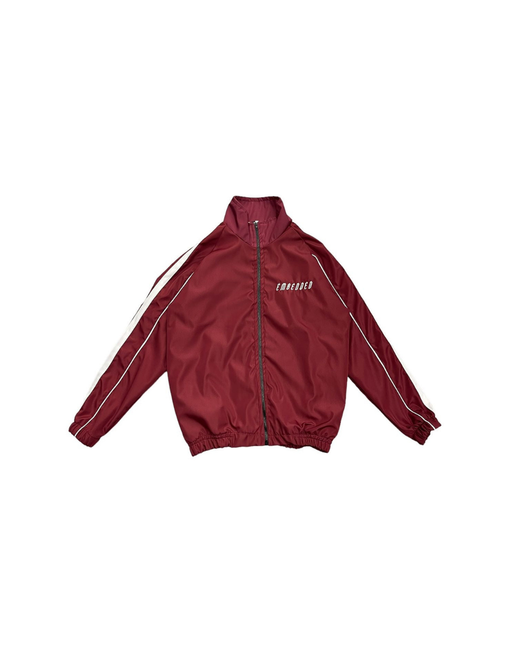 Maroon Bravado Emb Tracksuit top