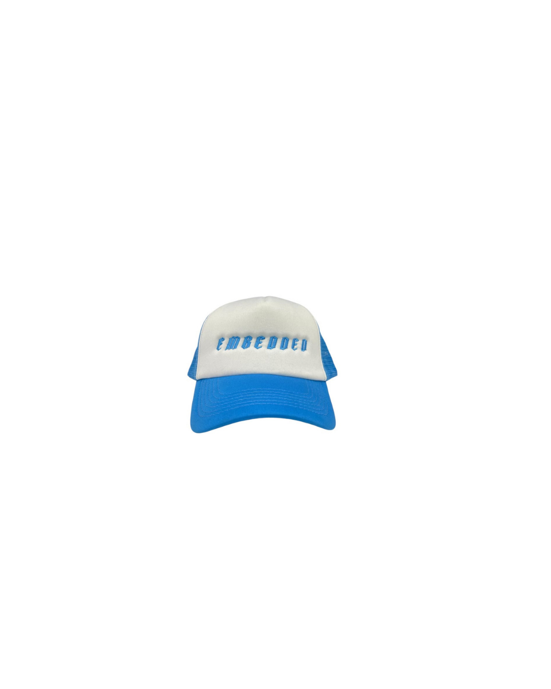 Embedded Baby Blue Classic Trucker