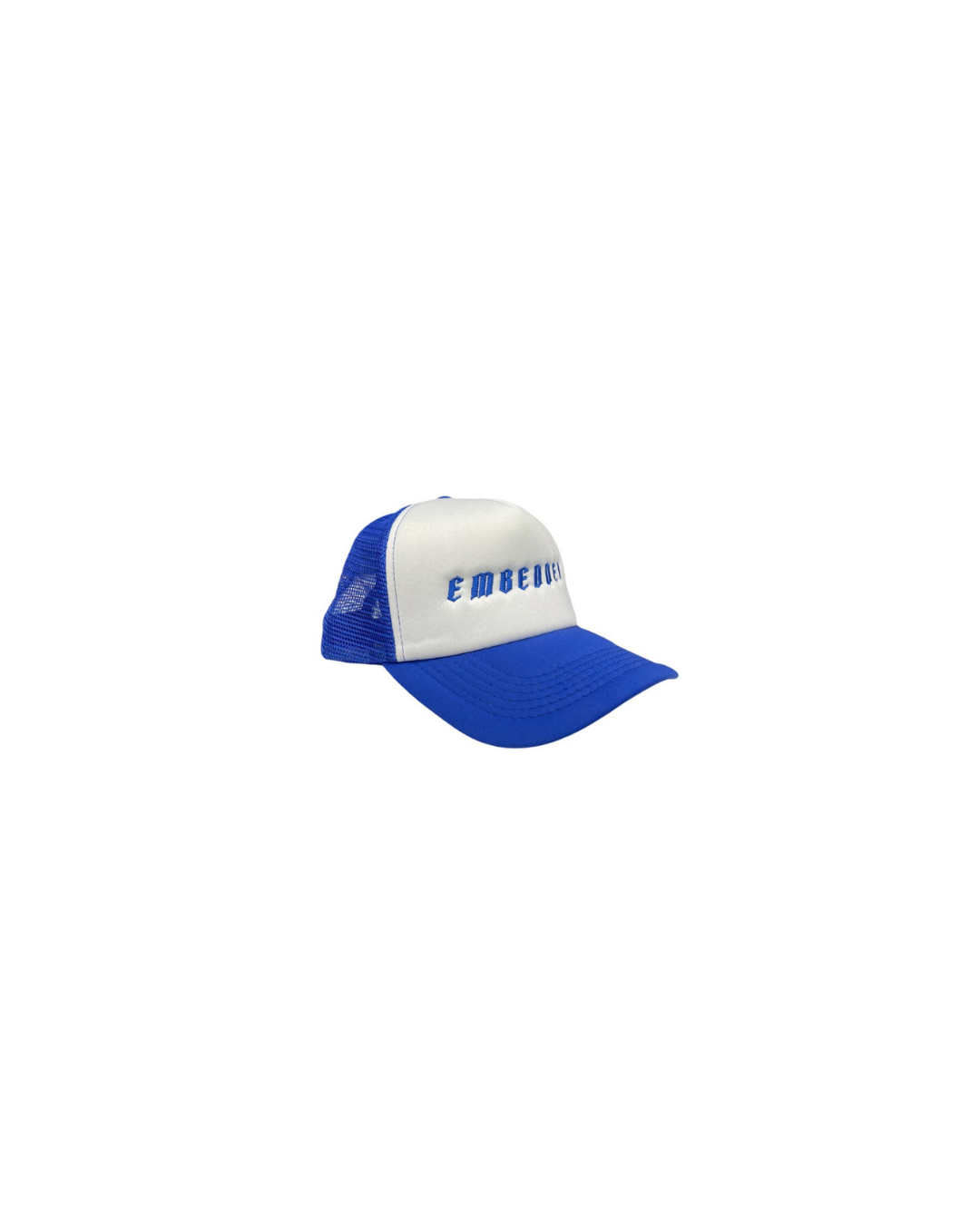 Embedded Blue Classic Trucker