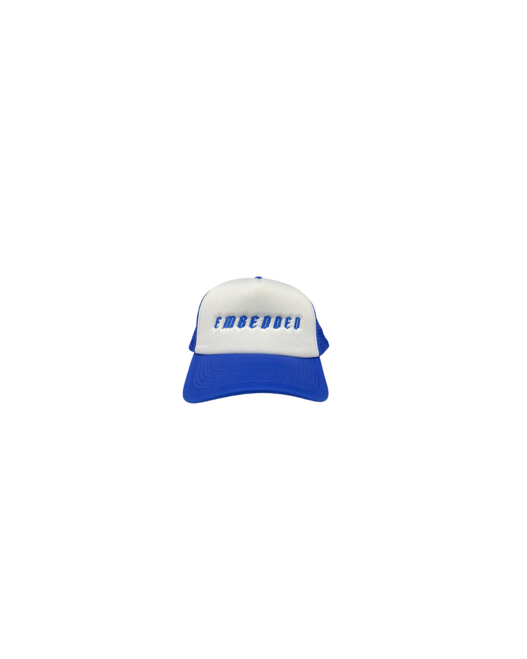 Embedded Blue Classic Trucker