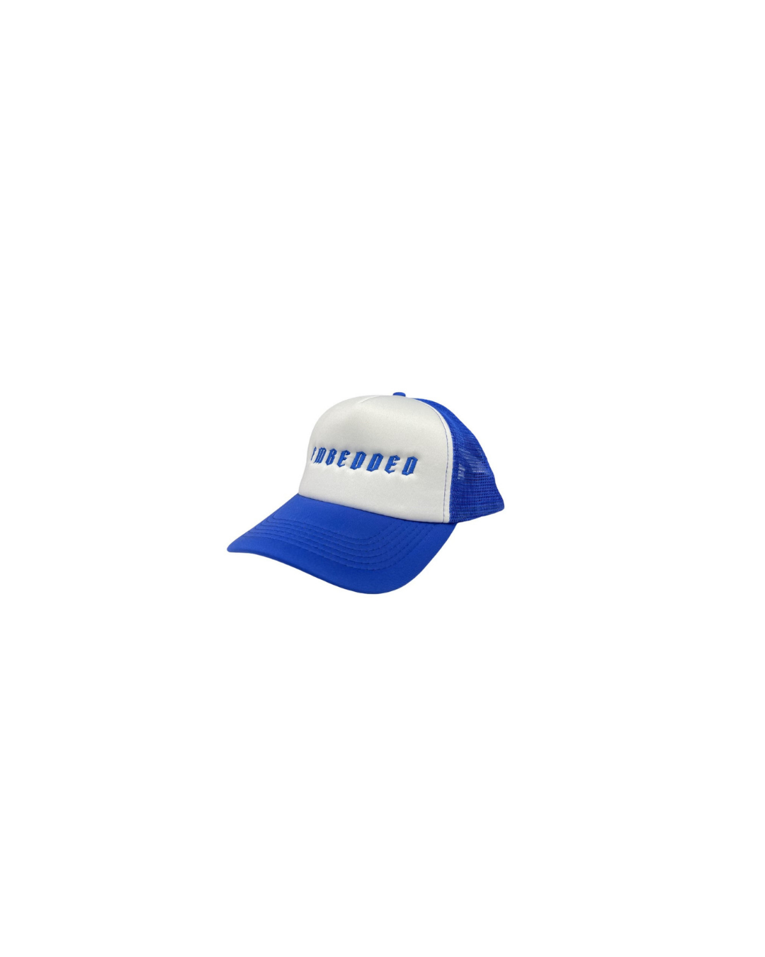 Embedded Blue Classic Trucker