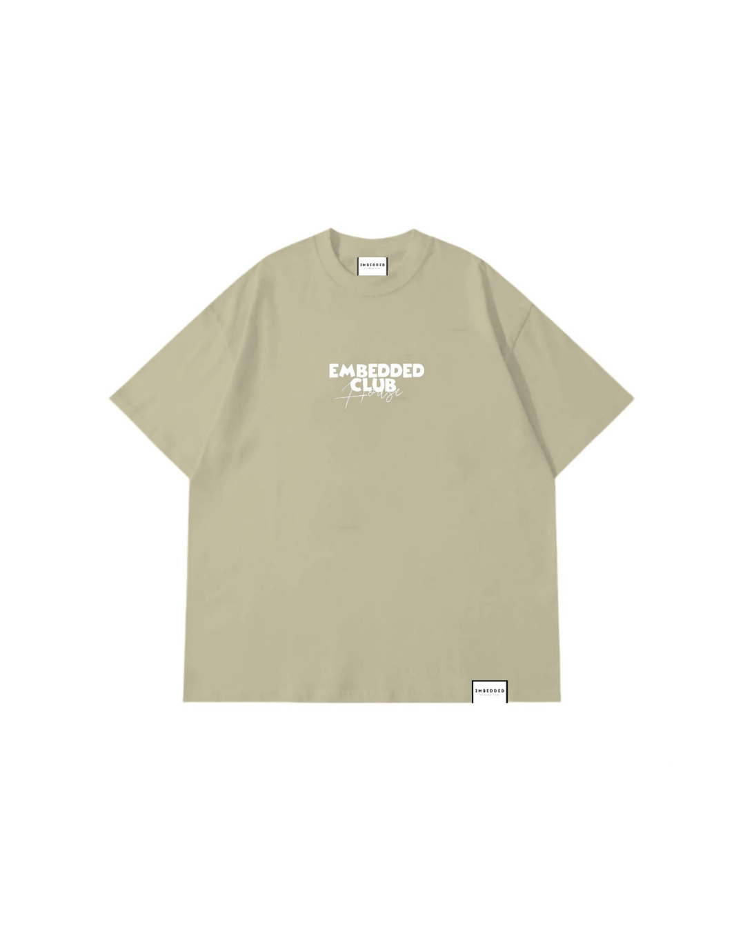 EMBEDDED CLUBHOUSE OVERSIZED SHIRT Beige