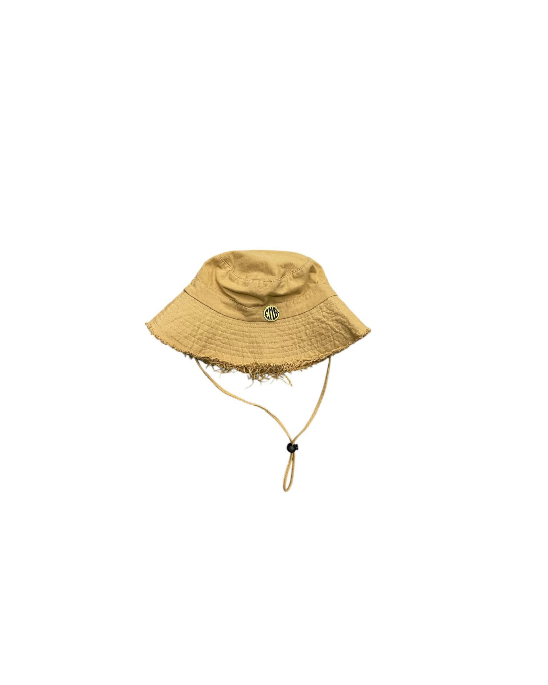 Emb Beige Cotton Hat