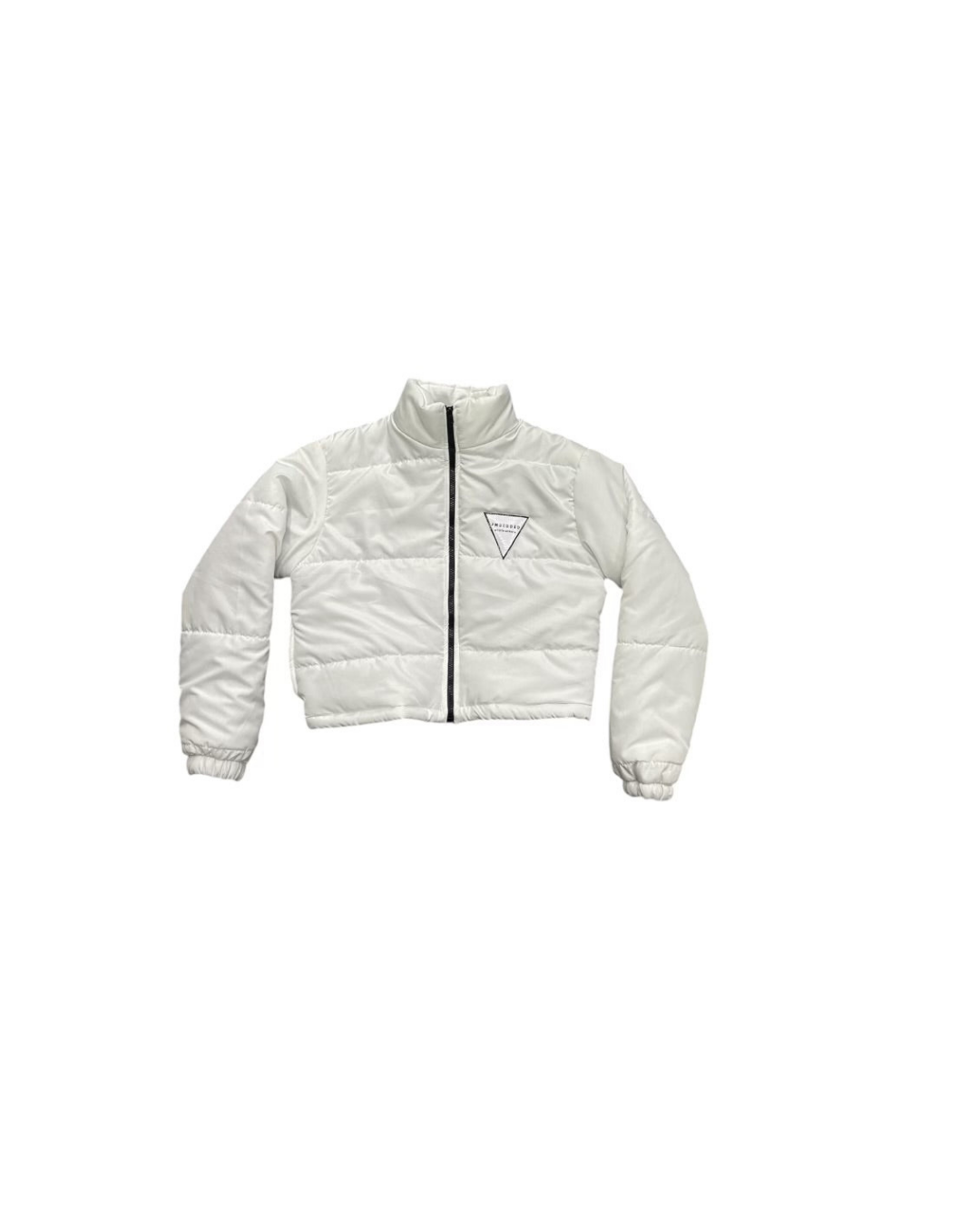 EMB White Puffer Jackets