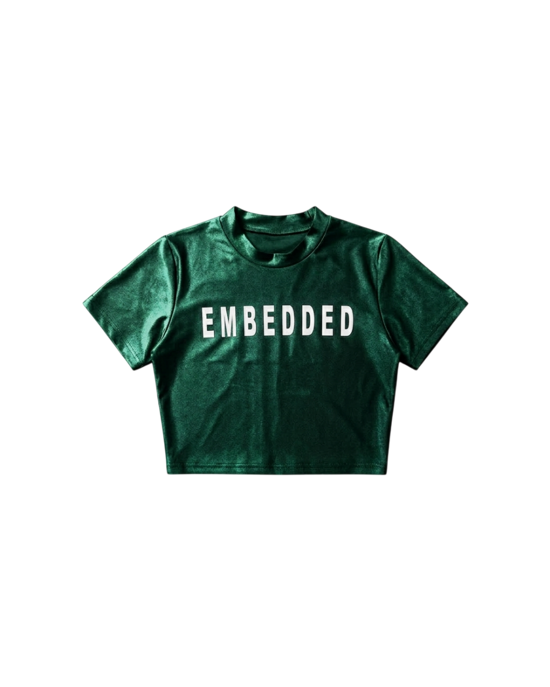 EMB Bottle Green Crop Top