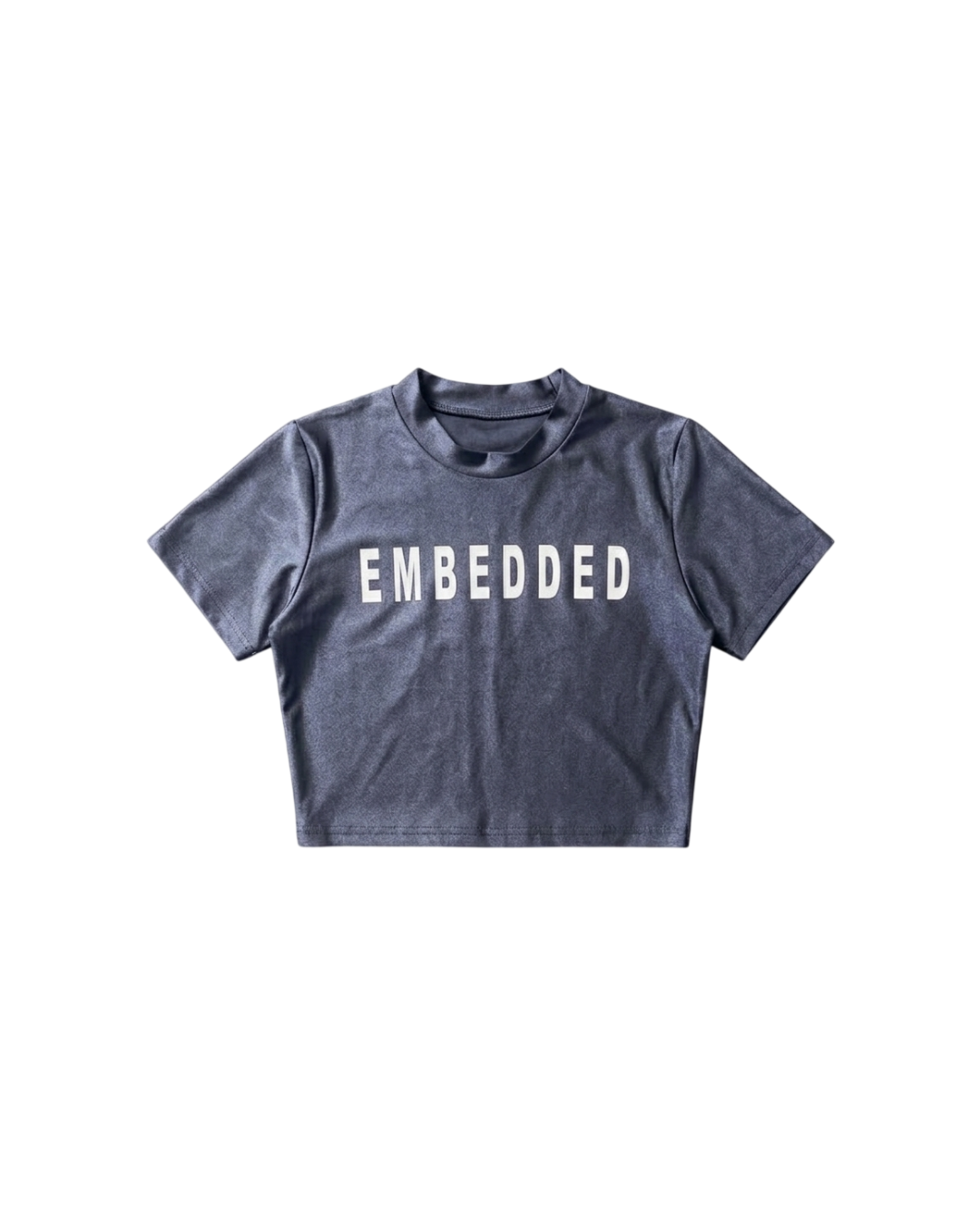 EMB Charcoal Crop Top