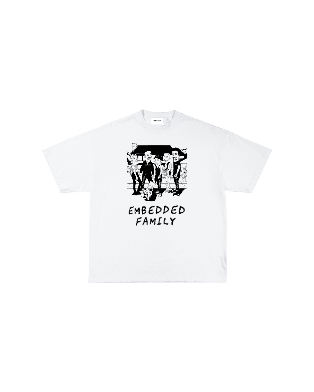 EMB FAMILY T-Shirt - White