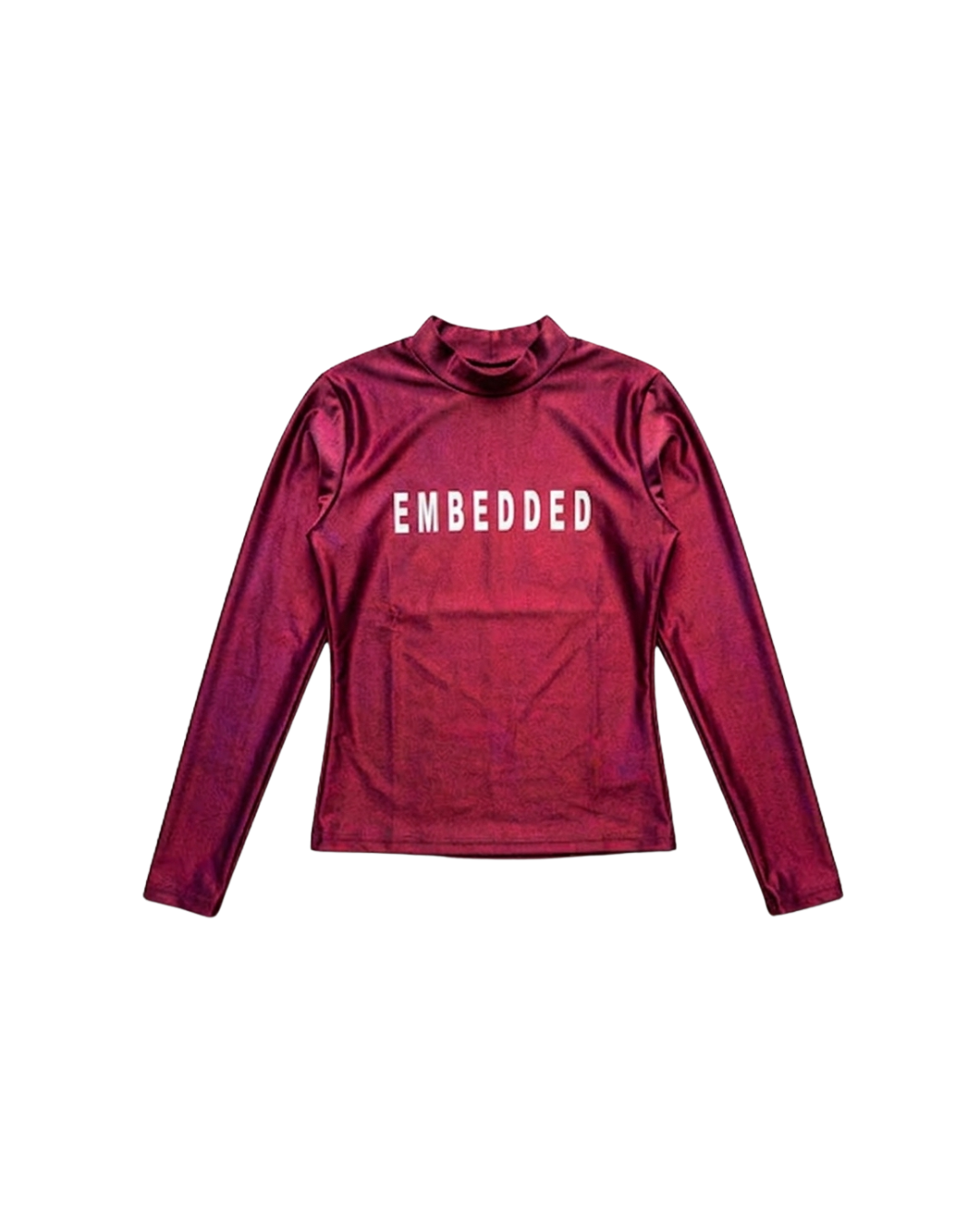 EMB Long Sleeve Burgundy Legging Set