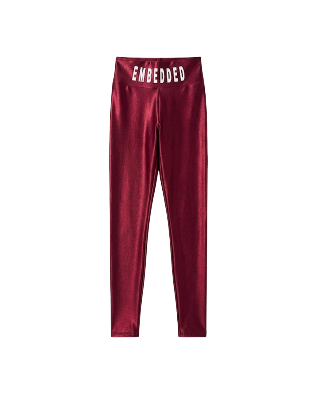 EMB Long Sleeve Burgundy Legging Set